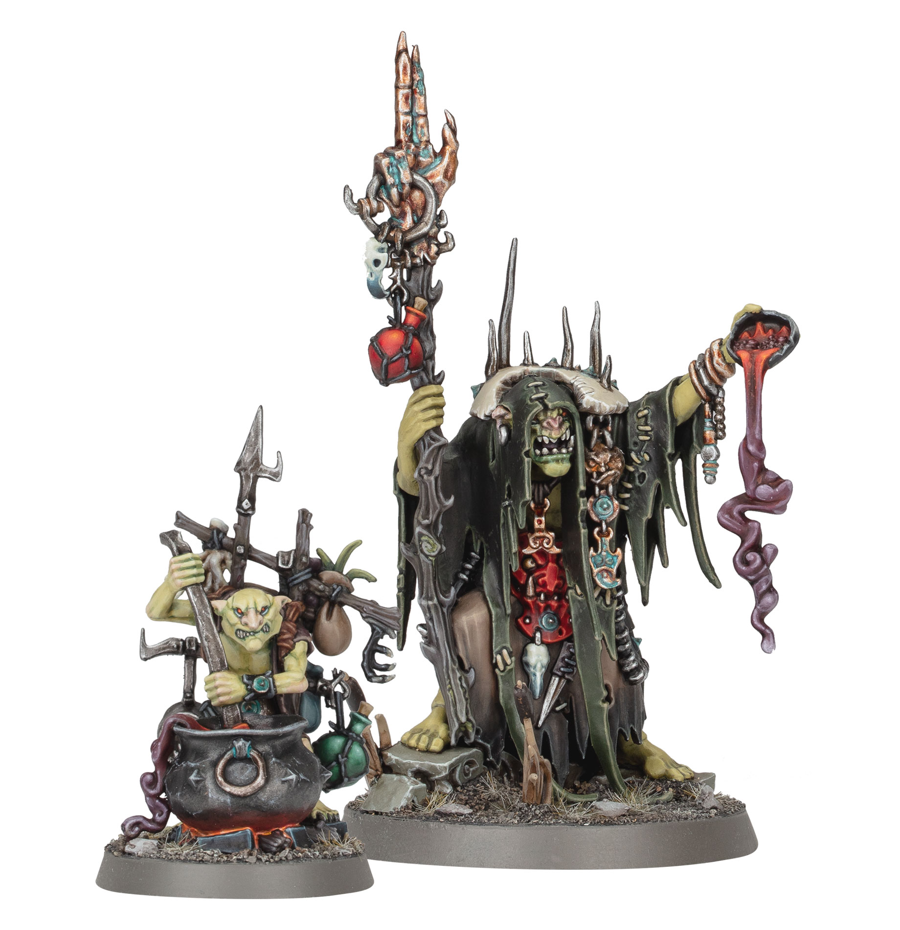Swampcalla Shaman with Pot-grot