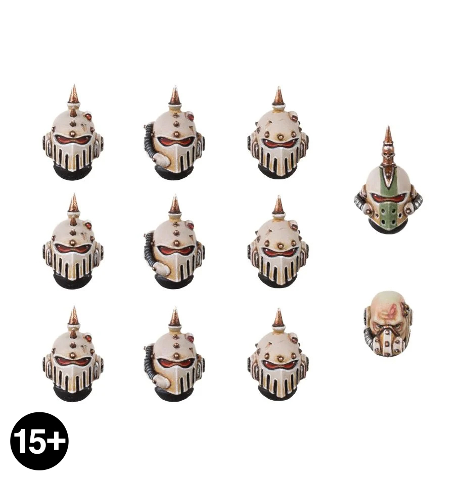 Death Guard MKVI Heads