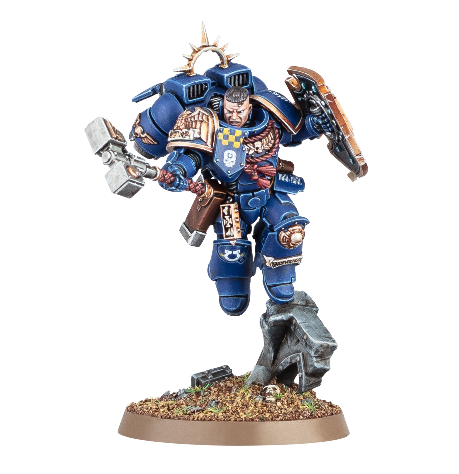 Captain with Jump Pack and Relic Shield