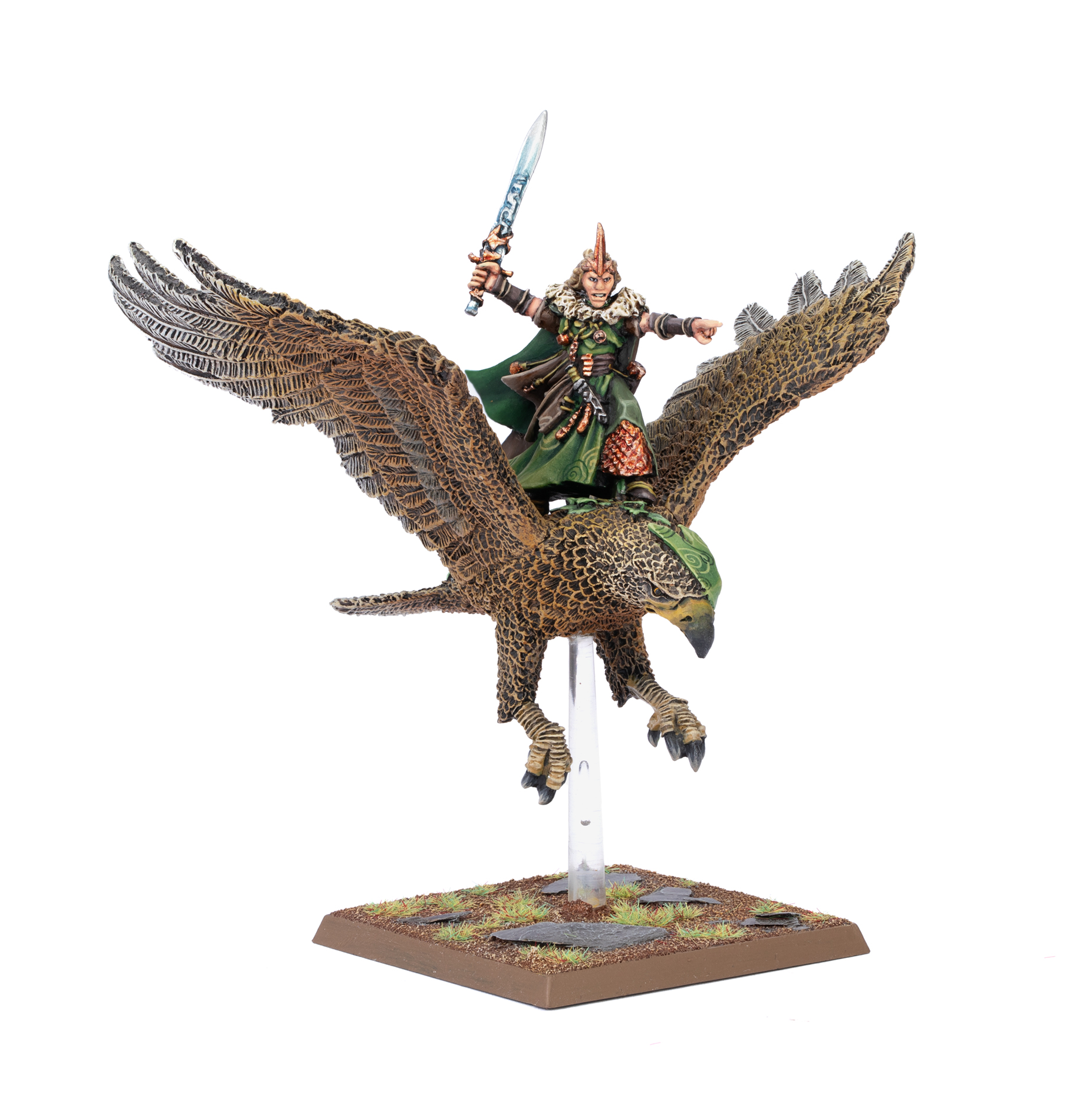 Wood Elf Noble on Great Eagle