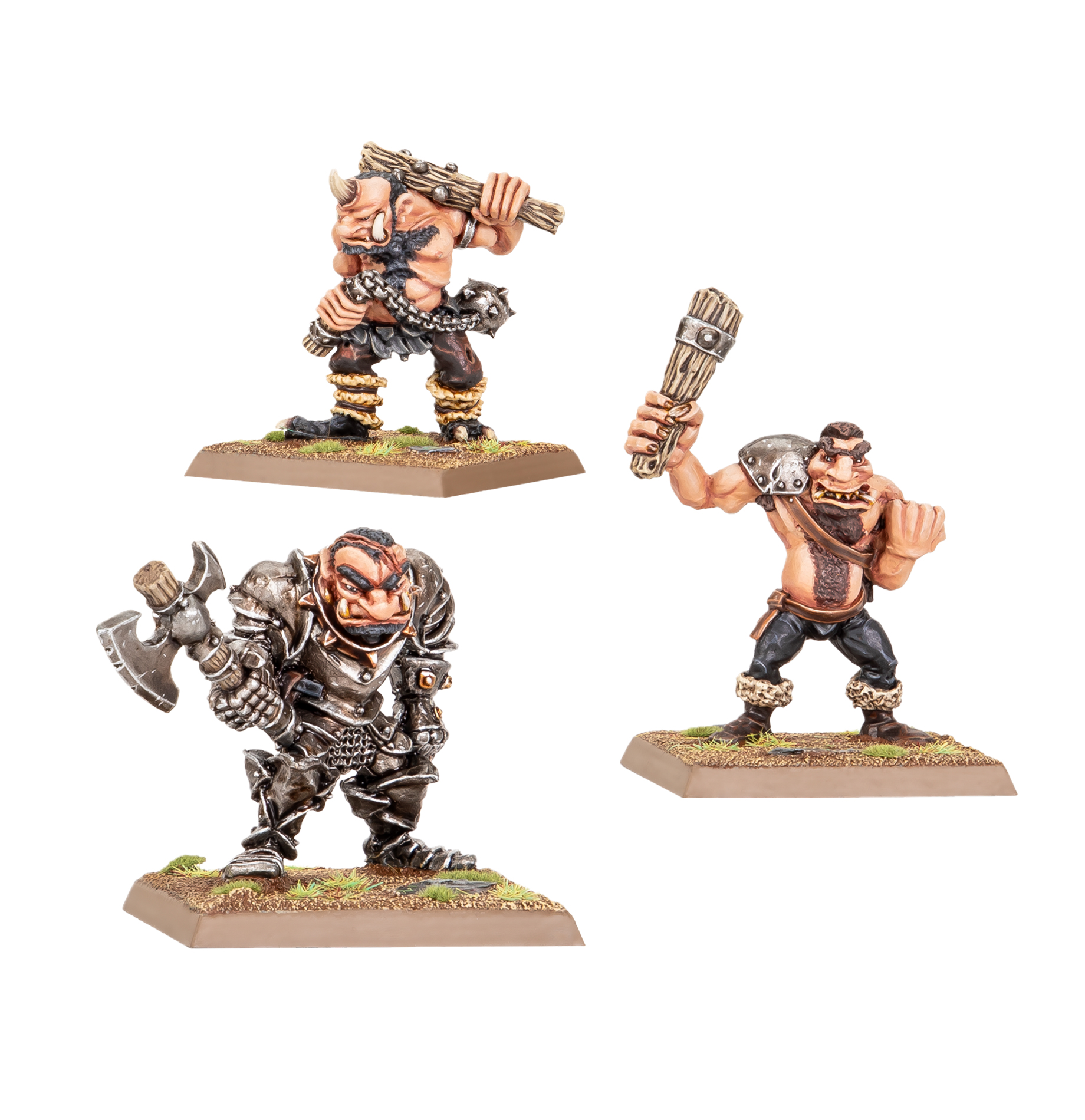 Classic Mercenary Ogres with Hand Weapons